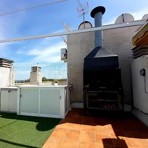 Barbacoa + Vistas Al Mar + Playa + Piscina. Apartamento